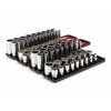 Tekton 1/2 Inch Drive 12-Point Socket Set with Rails, 78-Piece (3/8-1-5/16 in., 10-32 mm) SHD92216